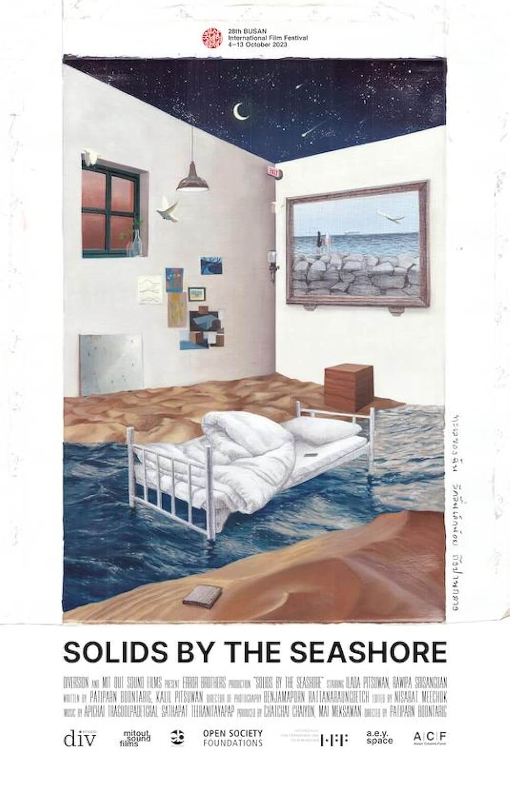 Solids by The Seashore Poster